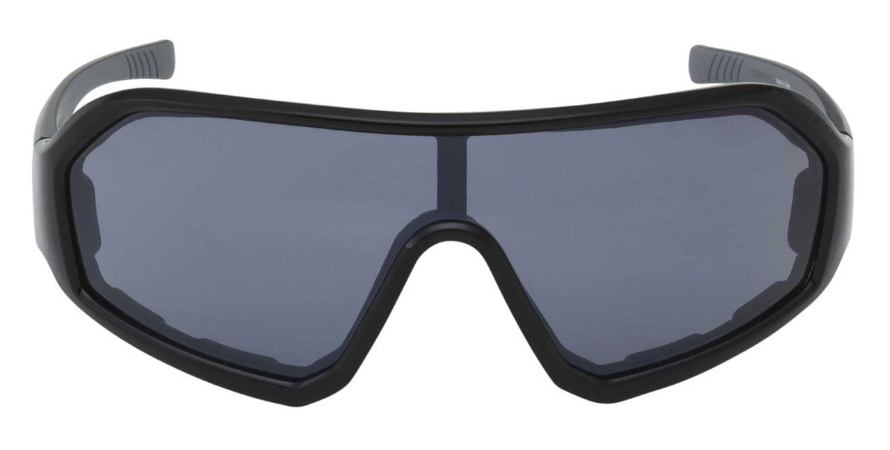 Lunettes de soleil sport Harley-Davidson® pour homme, monture en mousse à effet brillant, verres fumés - HZ0038-01A