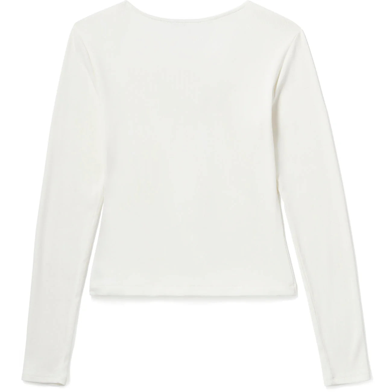 Chandail à manches longues et col en V profond à lacets pour femme - 96840-25VW
