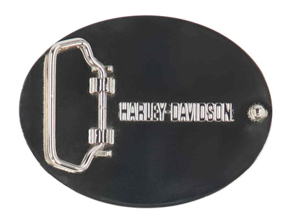 Boucle de ceinture ovale texturée Harley-Davidson® pour homme - MAU016