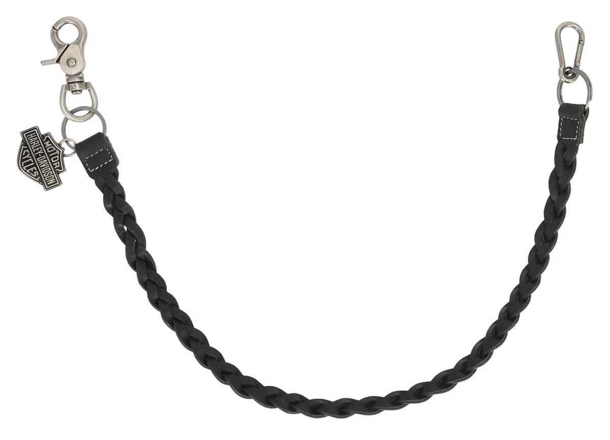 Chaîne de portefeuille en cuir tressé Harley-Davidson® - MAU307/08