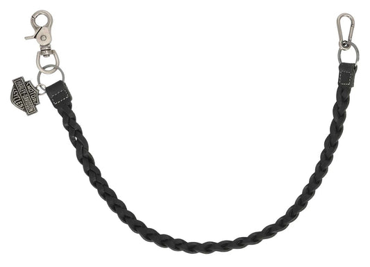Chaîne de portefeuille en cuir tressé Harley-Davidson® - MAU307/08
