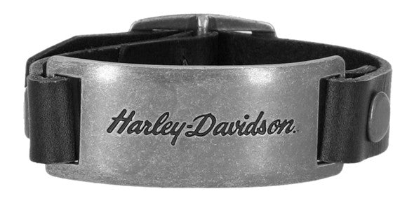 Bracelet manchette unisexe Harley-Davidson® avec logo HD - MAU613