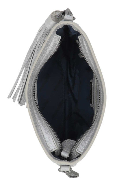 Sac bandoulière classique en cuir pour femme Harley-Davidson® - Argent métallisé - MHW005