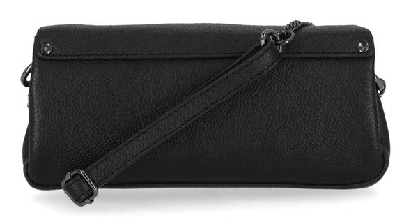 Sac à main à bandoulière en cuir Harley-Davidson® B&S pour femme - Noir (MHW070-BLACK)