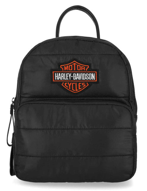 Sac à dos en nylon matelassé avec logo brodé Harley-Davidson® - Noir