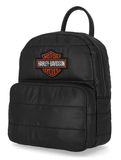 Sac à dos en nylon matelassé avec logo brodé Harley-Davidson® - Noir