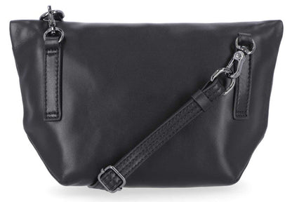 Sac banane bandoulière en cuir noir H-D® pour femme - MHW087
