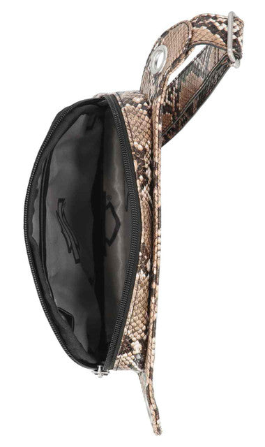 Sac banane ajustable Harley-Davidson® pour femme, imprimé python - MHW185