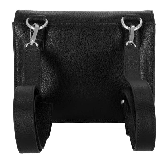 Sac à dos H-D® Core Stud B&S pour femme, en cuir véritable noir - MHW214/08