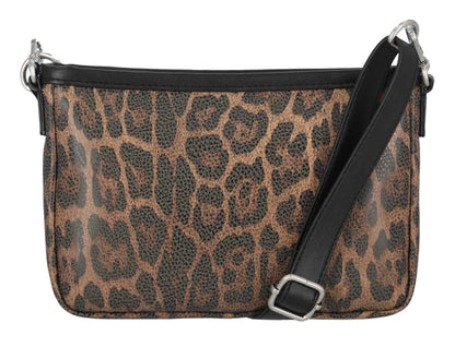 Sac banane H-D® pour femme, motif léopard et strass, avec bandoulière - MHW230/99