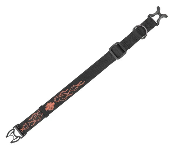 Collier pour chien Harley-Davidson® B&S Flames en polyester - MPC006/08
