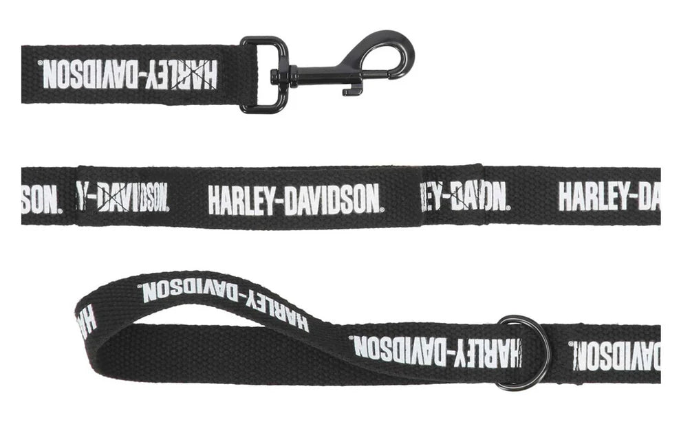 Laisse pour chien Harley-Davidson® en toile de coton - MPC104/08