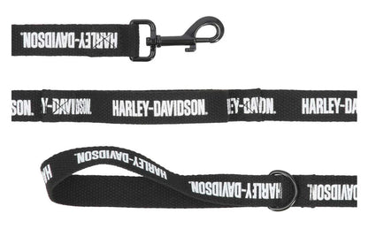 Laisse pour chien Harley-Davidson® en toile de coton - MPC104/08