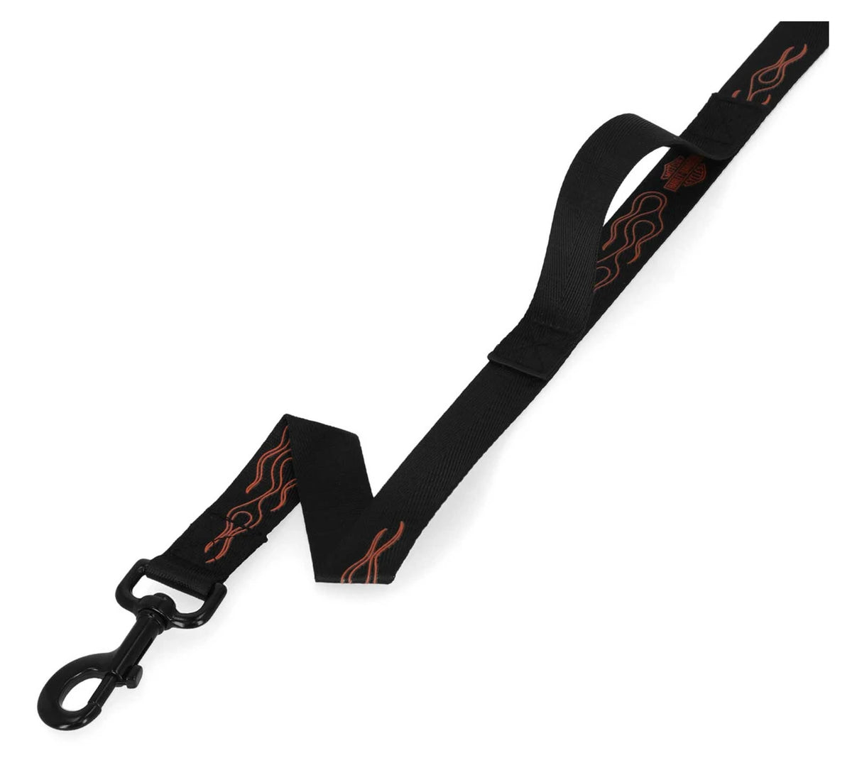 Laisse pour chien en polyester H-D® B&S Flames - MPC105/08