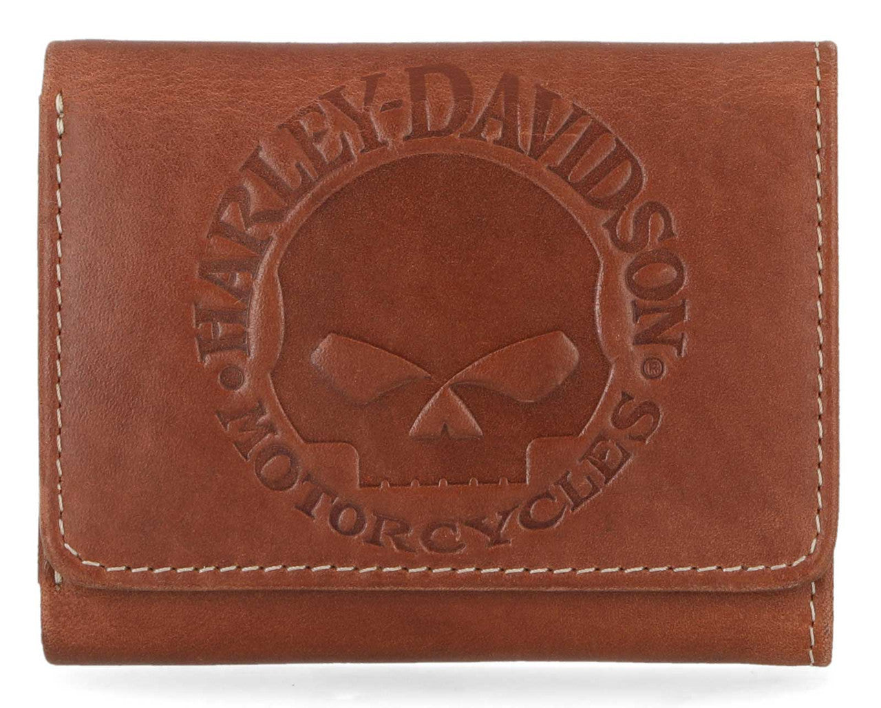 Portefeuille en cuir à trois volets pour homme Harley-Davidson® - MWM054