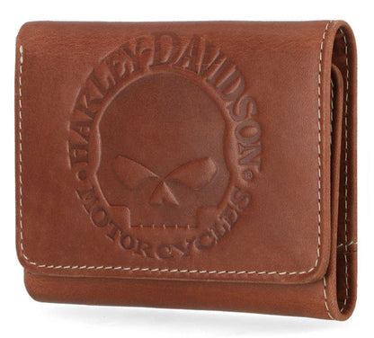 Portefeuille en cuir à trois volets pour homme Harley-Davidson® - MWM054