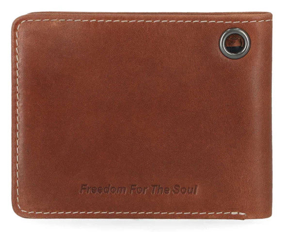 Portefeuille en cuir cognac pour homme Harley-Davidson® - MWM055