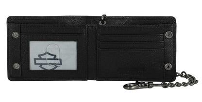 Portefeuille à chaîne en cuir Harley-Davidson® pour homme - MWM116/08