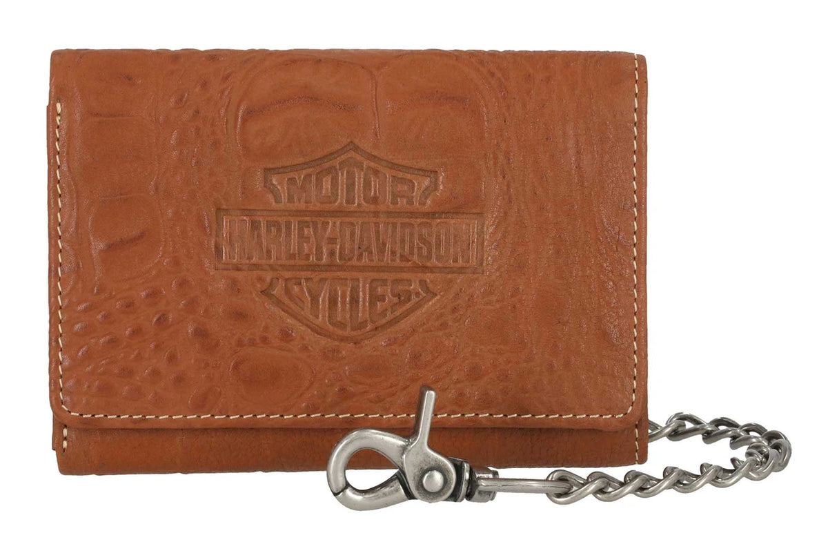 Portefeuille Harley-Davidson® pour homme, modèle Croco B&S - MWM126/35