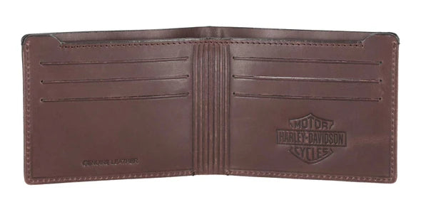 Portefeuille en cuir Harley-Davidson® pour homme, style vintage - MWM129/08