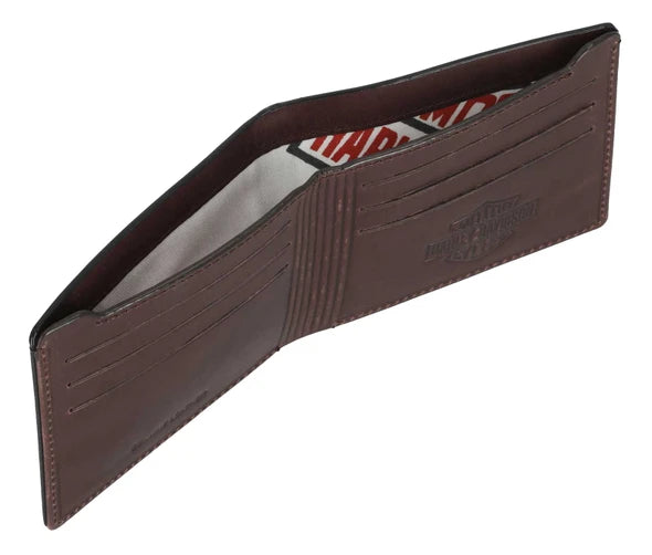 Portefeuille en cuir Harley-Davidson® pour homme, style vintage - MWM129/08
