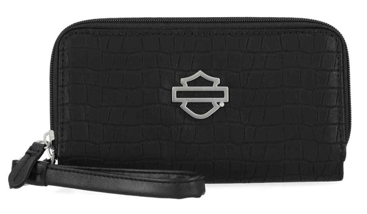 Portefeuille Harley-Davidson® pour femme, motif croco - MWW049/08