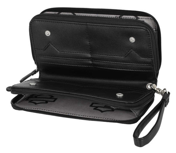 Portefeuille à dragonne zippé H-D® Bling Willie G pour femme - MWW052