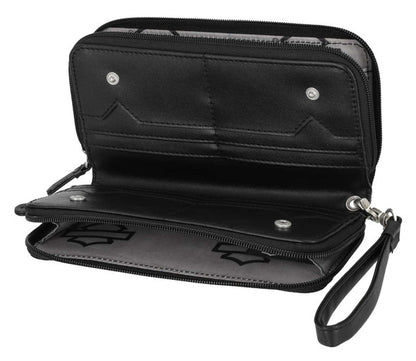 Portefeuille à dragonne zippé H-D® Bling Willie G pour femme - MWW052