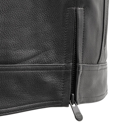 Rampage - Gilet moto en cuir pour homme First (FIM649CP)