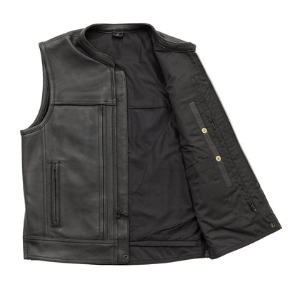 Rampage - Gilet moto en cuir pour homme First (FIM649CP)