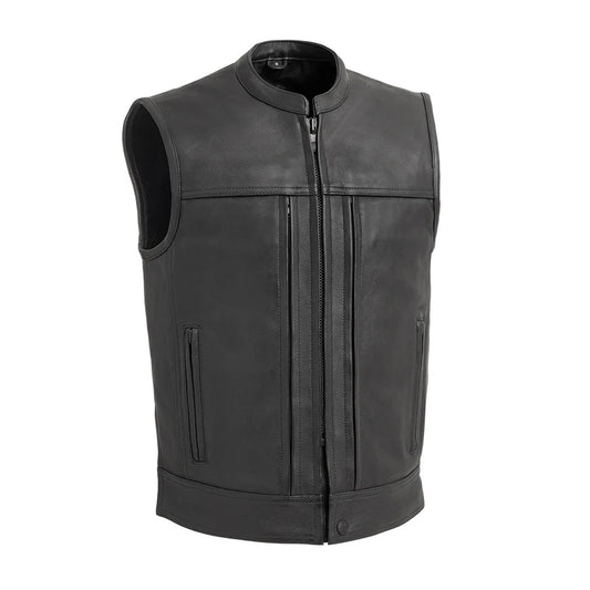 Rampage - Gilet moto en cuir pour homme First (FIM649CP)