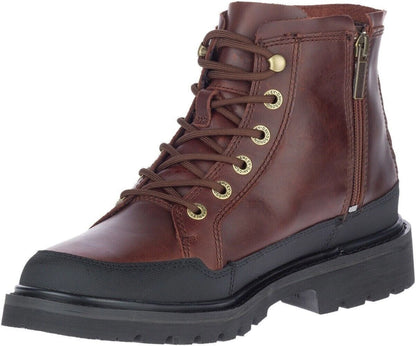 Bottes de moto H-D Dalton en cuir marron pour homme - D93807