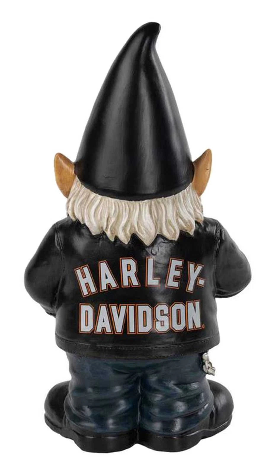 Nain de jardin motard sculpté Harley-Davidson B&S - HDX-99392