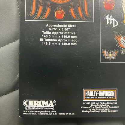 Kit d'autocollants Harley-Davidson pour vitres de voiture ou camion - 5367-D