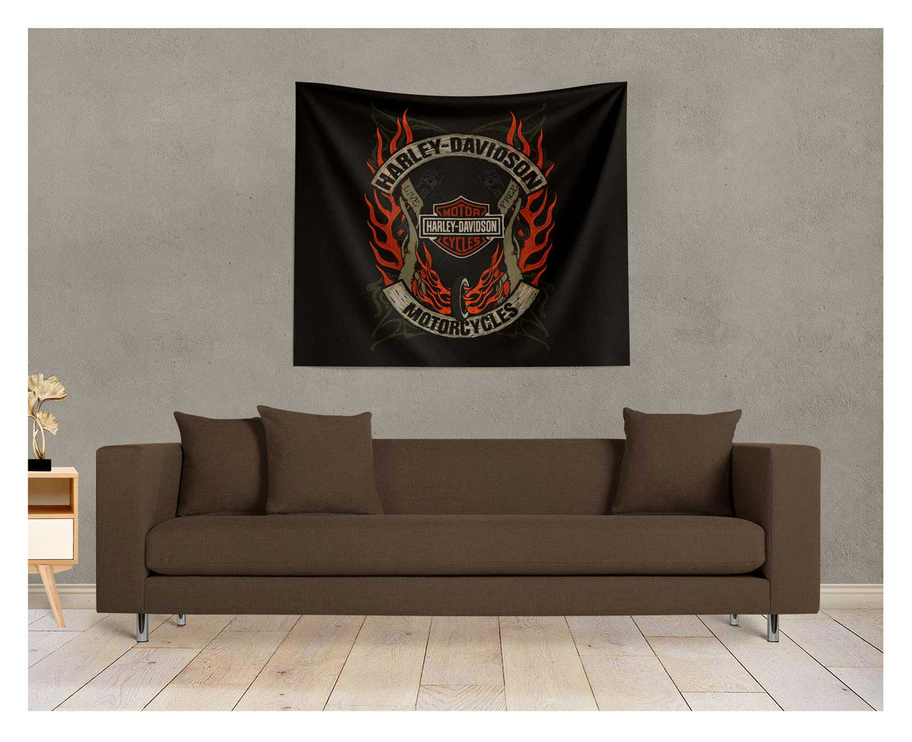 Tapisserie murale imprimée Harley-Davidson® Outlaw - 1HDM/T1200/0002/RET