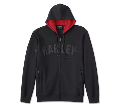 Sweat à capuche zippé Charred Up pour homme - 96525-24VM