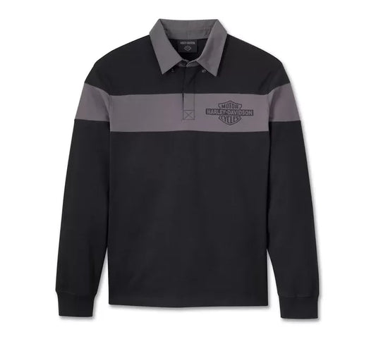 Polo à manches longues Harley-Davidson B&S pour homme - 96131-25VM