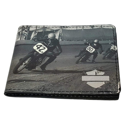 Portefeuille FLAT TRACK BIFOLD (HDMWA11310-BLK)