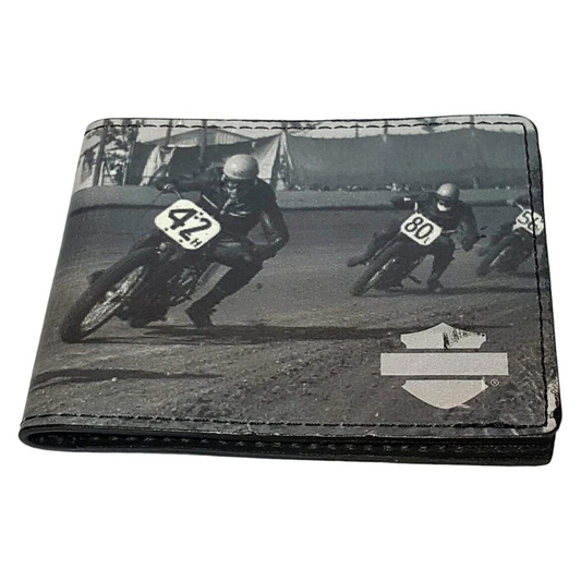 Portefeuille FLAT TRACK BIFOLD (HDMWA11310-BLK)